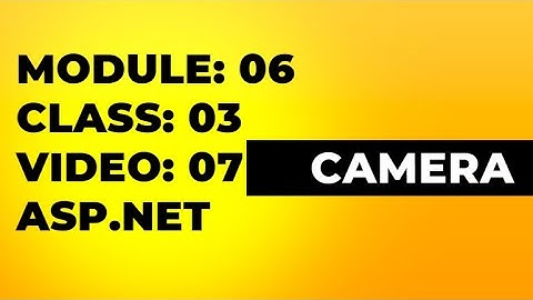 Module-06 Class-03 Video-07 ASP.NET