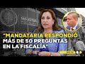 &quot;La presidenta fue a la Fiscalía pudiendo guardar silencio&quot;, señaló abogado de Dina Boluarte