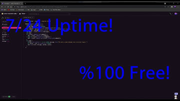 HOST YOUR BOT WITH FREE UPTIME | DISCORD BOT | 7/24 UPTİME %100 FREE