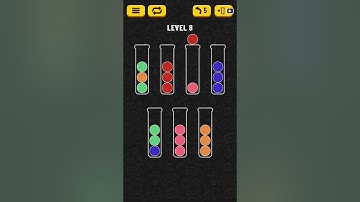 Ball Sort Puzzle level 6 7 8 9 10 Gameplay Walkthrough