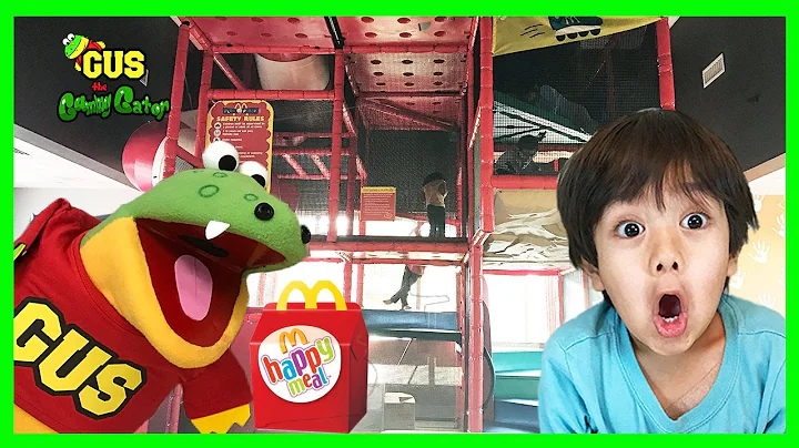 McDonald's Indoor Playground Playtime with Ryan ToysReview