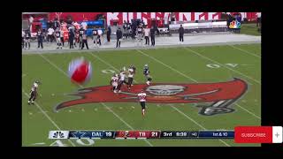 Dak Prescott gets picked off by Carlton Davis!!!