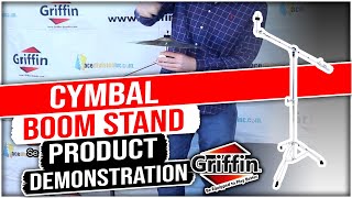 Griffin Cymbal Boom Stand Drum Hardware Product Review and Demonstration Model B80