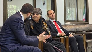 عمة الرئيس السوري أحمد الشرع تذهب إلى الحج وكلام جميل جدا عن أول زيارة الى بيت الله الحرام 
