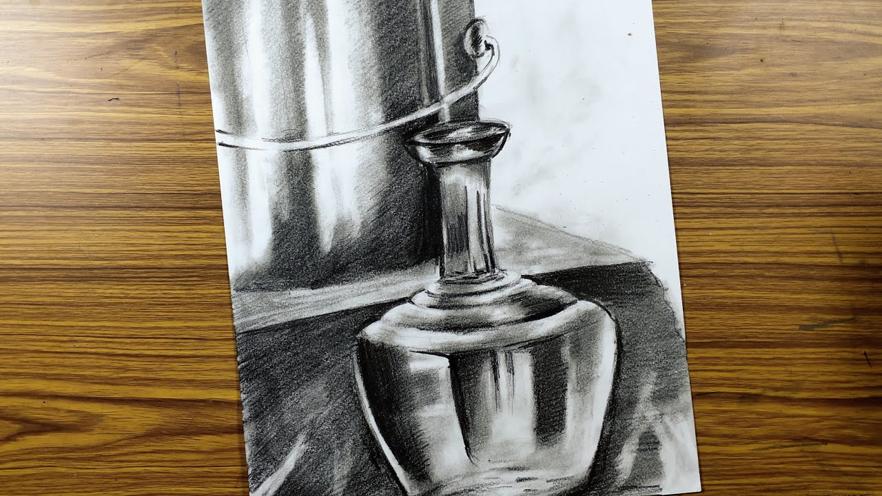 Still life drawing still life drawing with pencil shade