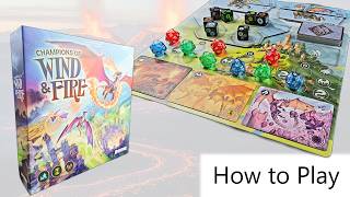 Champions of Wind & Fire - Board Game Rules - how to play @RuletheGame2023