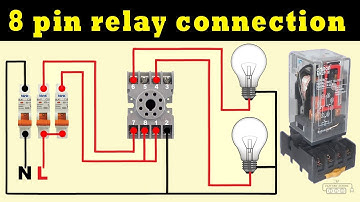 8 pin relay connection practical video