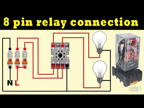 8 pin relay connection practical video