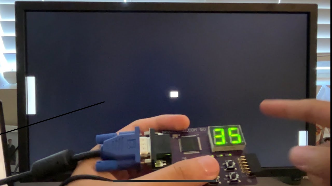 Playing Pong on an FPGA