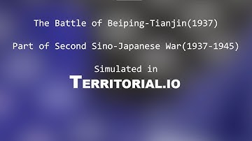 Battle of Beiping-Tianjin simulated in territorial.io - Road to WW2