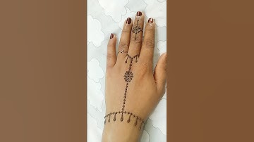 simple bracelet mehandi design #shorts#shorts feed
