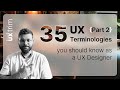Must know these UX Terms as a UX Designer | Part 2 | #uxtrim