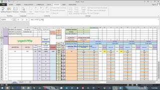 how create Capacitive production planning Excel sheet( redimade format available