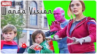 What WANDAVISION Really Looks Like Without CGI