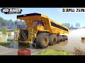 Spintires: MudRunner - Giant Mining Dump Truck Driving Through Flood In City