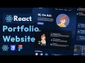 Complete react portfolio website tutorial  build  deploy  beginners tutorial
