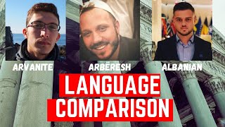 ARVANITE, ALBANIAN & ARBERESH discuss & compare their languages PART ONE