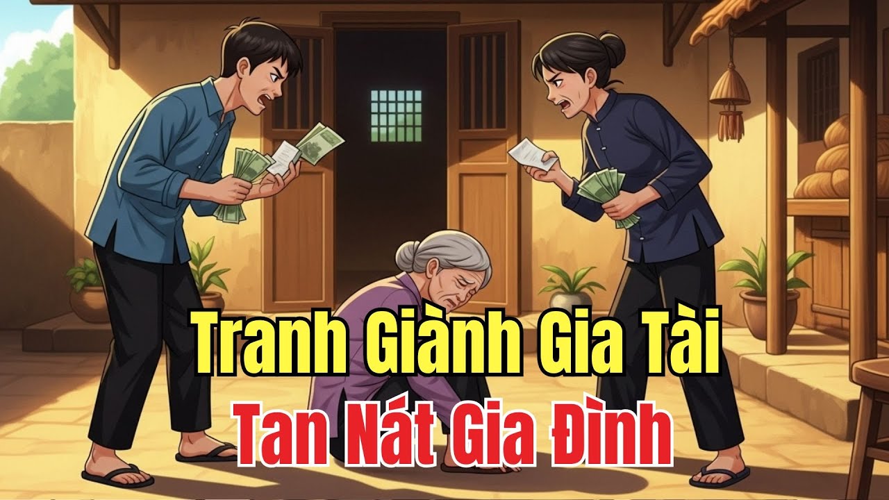 Tranh Gia Tài Hại Mẹ Già, Khiến Một Gia Đình Tan Nát – Nhân Quả Rùng Rợn