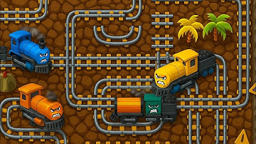 🚂 Train Tiles Express Puzzle (Volcano Level) | Android Gameplay Ep.454