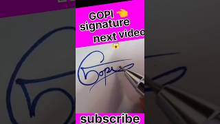 signature atr video for GOPI 😱👈 #shortvideos #signaturelogo #shorts @hkname183