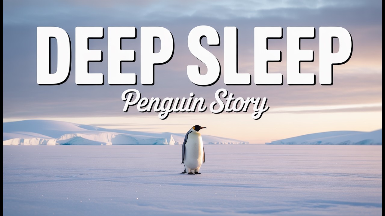 Sleep Story for Deep Sleep | A Penguin’s Quiet Walk Across Antarctic Ice (44 Minutes)