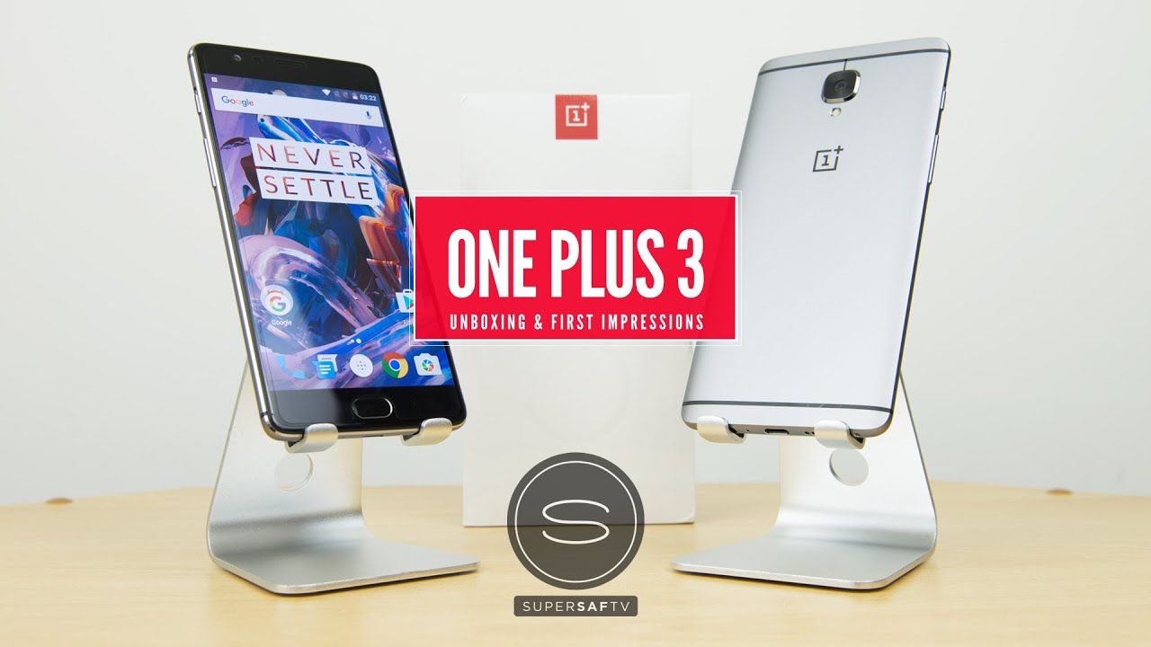 OnePlus 3 Unboxing & First Impressions (Retail Version)