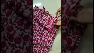 Anayna Women Pink & Magenta Printed Strappy Straight Kurta