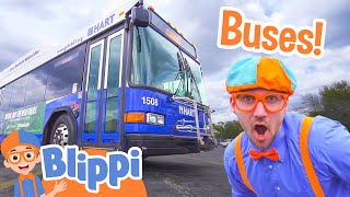 Blippi Explores a Bus! | Blippi Full Episodes | Cars, Trucks and Buses for Kids | Blippi Toys