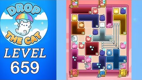 Drop The Cat Level 659 Walkthrough