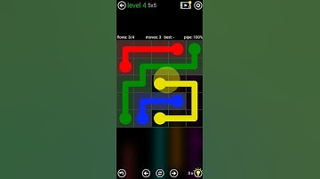Flow Free, Classic Pack: Easy Level 4 (5×5)
