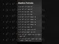 बीजगणित फार्मूला || algebra formula ||#maths #formula1