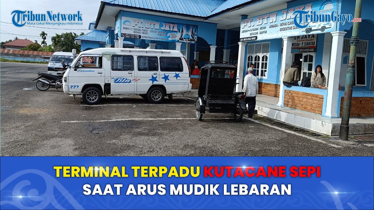Terminal Terpadu Kutacane Sepi Saat Arus Mudik Lebaran
