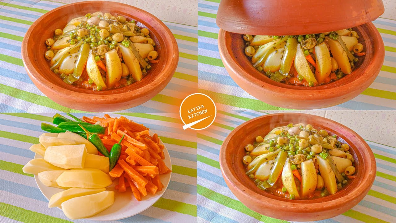 طاجين بيبي 🐓 أو الديك الرومي بالخضر - سهل وسريع التحضير 👌😲