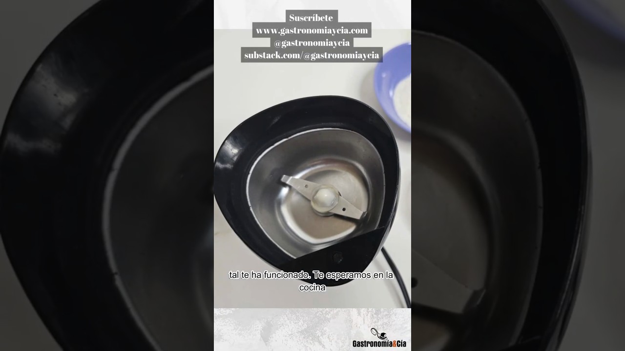 Truco de cocina: Limpiar el molinillo de café fácilmente