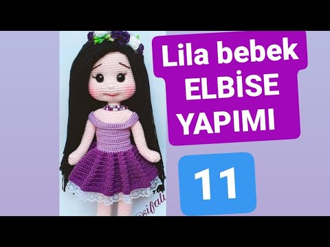 LİLA BEBEK ELBİSE YAPIMI PART 1