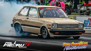 Toyota Starlet ROTARY POWER LA MITZY Panamerican Nationals 2023 Atco Dragway | PalfiebruTV