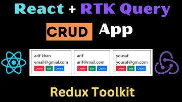 React CRUD App: Build it with RTK Query & API