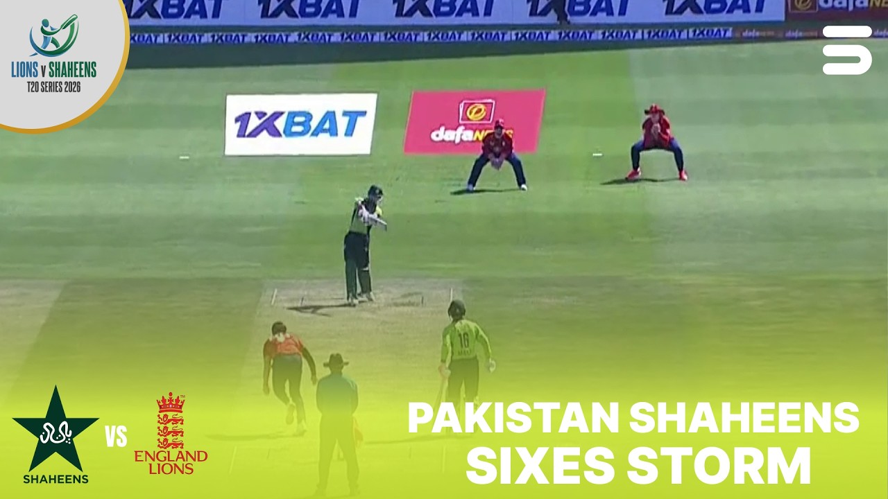 Pakistan Shaheens All Sixes in T20 Series | Every Maximum 💥 | ZN1U