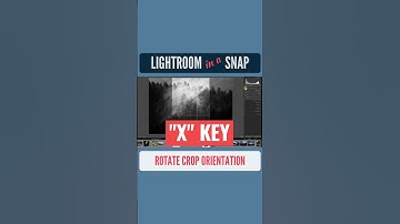 How to Rotate your Crop Orientation in Lightroom Classic