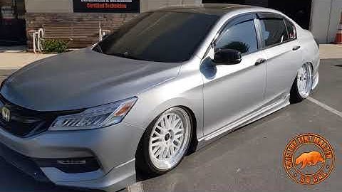 2017 HONDA ACCORD FULL TINT AND VINYL WRAP