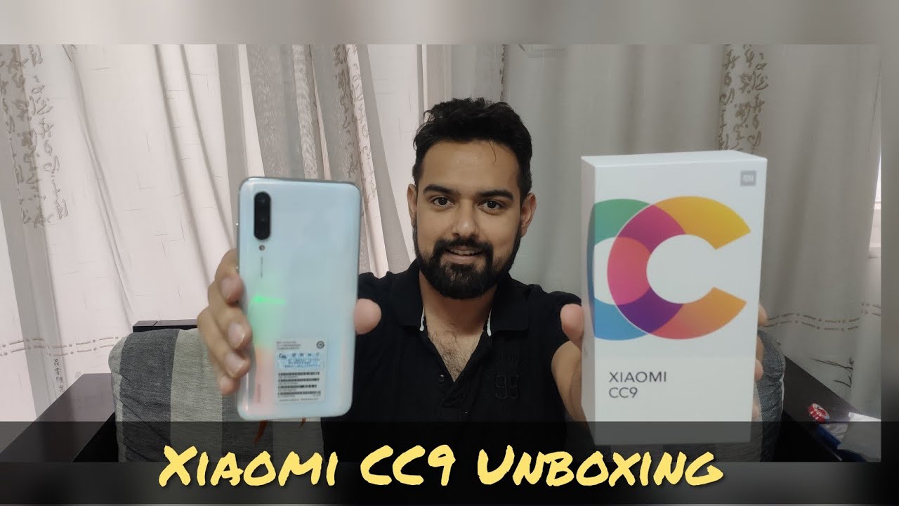  New  Xiaomi CC9 Unboxing in Hindi