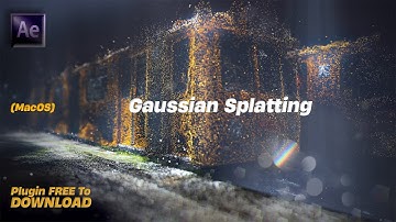 How to Install the FREE Gaussian Splatting Plugin for After Effects on Mac