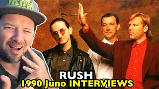 RUSH 1990 Juno ARTIST Of The Decade INTERVIEWS | REACTION