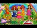 Плей до Принцессы Дисней превращаются в фей Fairy Play Doh Dresses