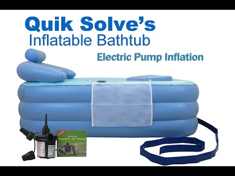 Adult Inflatable Bathtub With Electric Pump Setup Instructions