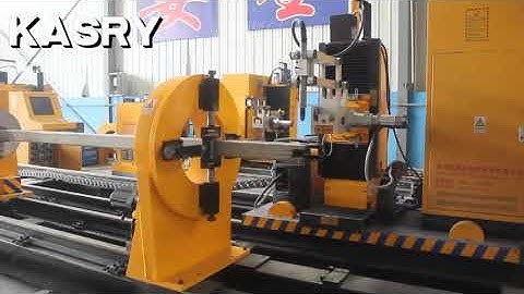 8 axis square pipe cutting & bevelling  flame/plasma
