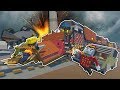 Zombie Train Gets Attacked By Mad Max Cars! - Tiny Town VR Gameplay - Zombie VR Game