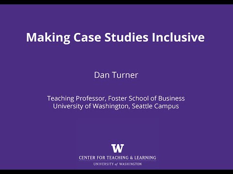 Making Case Studies Inclusive
