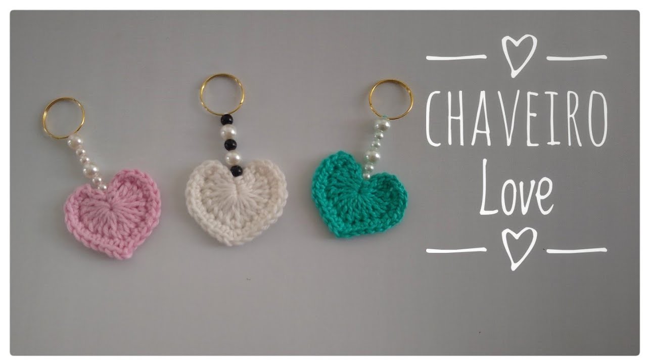 Chaveiro Love❤️ Feito Sobrinha de Fio  Faça e Ganhe 💰💰