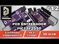 12. Entrenador Pic 18F2550 - Símbolo Cristal 20 MHz
